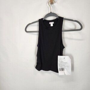 Flirtitude Juniors Side Cinch Womens Crew Neck Sleeveless Tank Top Size M‎
